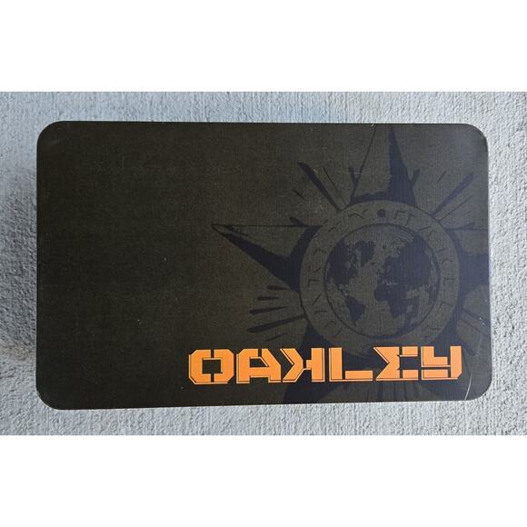 Oakley O Tin Can Rare Collector’s Edition Y2K Red Shift Thump Pro Metal Lens Box - Picture 2 of 7